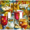 thumbnail image 2 of Metal Light Switch Wall Plate Outlet Cover (Coffee Tea Party Kettle Mocha Espresso Fruit Drinks - Double Toggle), 2 of 2
