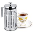thumbnail image 2 of Cafetera con filtro de prensa francesa de vidrio de acero inoxidable, tetera doméstica (1000ML) NikouMX  Muebles, 2 of 8