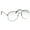 Black, variant on Aviator Clear Lens Metal Frame Adult Glasses for Men Women