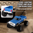thumbnail image 5 of RC Truck for Kids 1/36 Scale 4WD Remote Control Car with Lights for Boys Girls Christmas Birthday Gifts(Yellow), 5 of 6