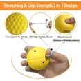 thumbnail image 4 of ABCISI Hand Exercise Ball, Squeeze Ball for Hand Therapy, Finger Extension Exerciser, Finger and Wrist Strengthener, Hand Grip Strengthener for Elderly,Weak Hand,Arthritis,Stroke,Carpal Tunnel, 20LB, 4 of 14