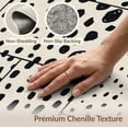 thumbnail image 6 of ODIKA 6'x9' Washable Area Rug Non-Slip, Chair-Friendly, Patchwork Asymmetric Marker Forms Inspired Cow Snack Spotted Playful Expressive for Dining Room, Under Table, Office Décor, 6 of 7