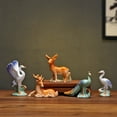 thumbnail image 3 of KYAIGUO Animal Ornaments High Temperature Resistance, No Deformation Ceramic Crafts 2.5X1.8X4.3inch, 3 of 6