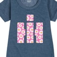 thumbnail image 3 of International Harvester - Pink Daisies Logo - Youth Girls Fleece Dress, 3 of 6