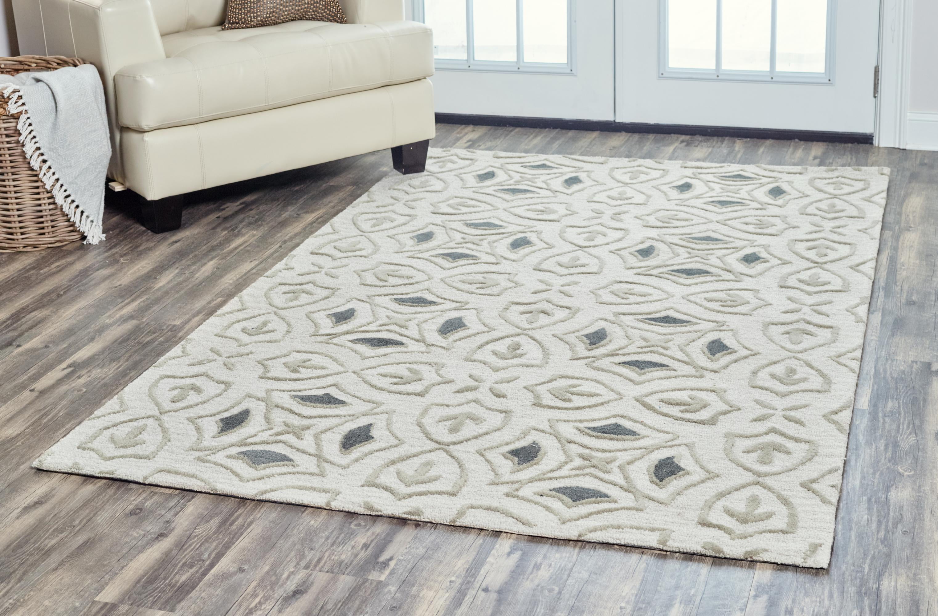 Rizzy Home LC9434 Gray 10' x 14' HandTufted Area Rug