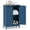 Prussian Blue, variant on BarefHaven Bathroom Storage Cabinet, Freestanding Wooden Floor Cabinet with Double Doors, Adjustable Shelf, Modern Storage Organizers for Kitchen, Living Room, Entryway (Gray)