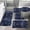 Bathroom Rugs D, variant on LACKUST Mixed Colors 5-Piece Bathroom Rugs Set - Soft Comfortable Non-Slip Thick Bath Mats and Rug for Bathroom Easy to DryKhaki
