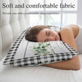 thumbnail image 5 of Green Eucalyptus Leaves Pillow Covers 16"x24", Vintage Art Farmhouse Wooden Soft Brushed Microfiber Breathable Throw Pillow Covers, Pillowcase with Zipper for Couch Sofa Bedroom Living Room, 5 of 9