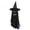 B, variant on Hanging Halloween Ghost Decoration with Glow in the Dark Face, Light Up Witch Hat Spooky Phantom Prop, Black Draped Fabric Creepy Floating Spirit Pendant for Outdoor Yard Tree Front Porch Decor