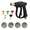 HP Washer Gun + 5 Nozzle Tips, variant on 1/4" High Pressure Washer Gun 4000 PSI Car Wash Foam Spray Short Wand w/ Nozzle