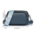 thumbnail image 4 of EASTIN Pochette pour Téléphone Portable en Cuir Véritable avec 2 Sangles (Bleu), 4 of 7