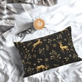 thumbnail image 5 of Yiaed Christmas Gold Deers1 Print Brushed Microfiber Envelope Pillowcases, Standard,Envelope Closure Pillow Cases(No pillow core)-20"x30", 5 of 6