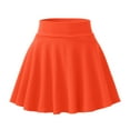 thumbnail image 4 of ZOHIUM Skirts Women Skirts Women Fashion Casual Short Style Solid Half Skirt Anti Glare Sun Skirt Pleated Skirt A Line Skirt Cute Skirts for Women (Red3,Xxxl), 4 of 5