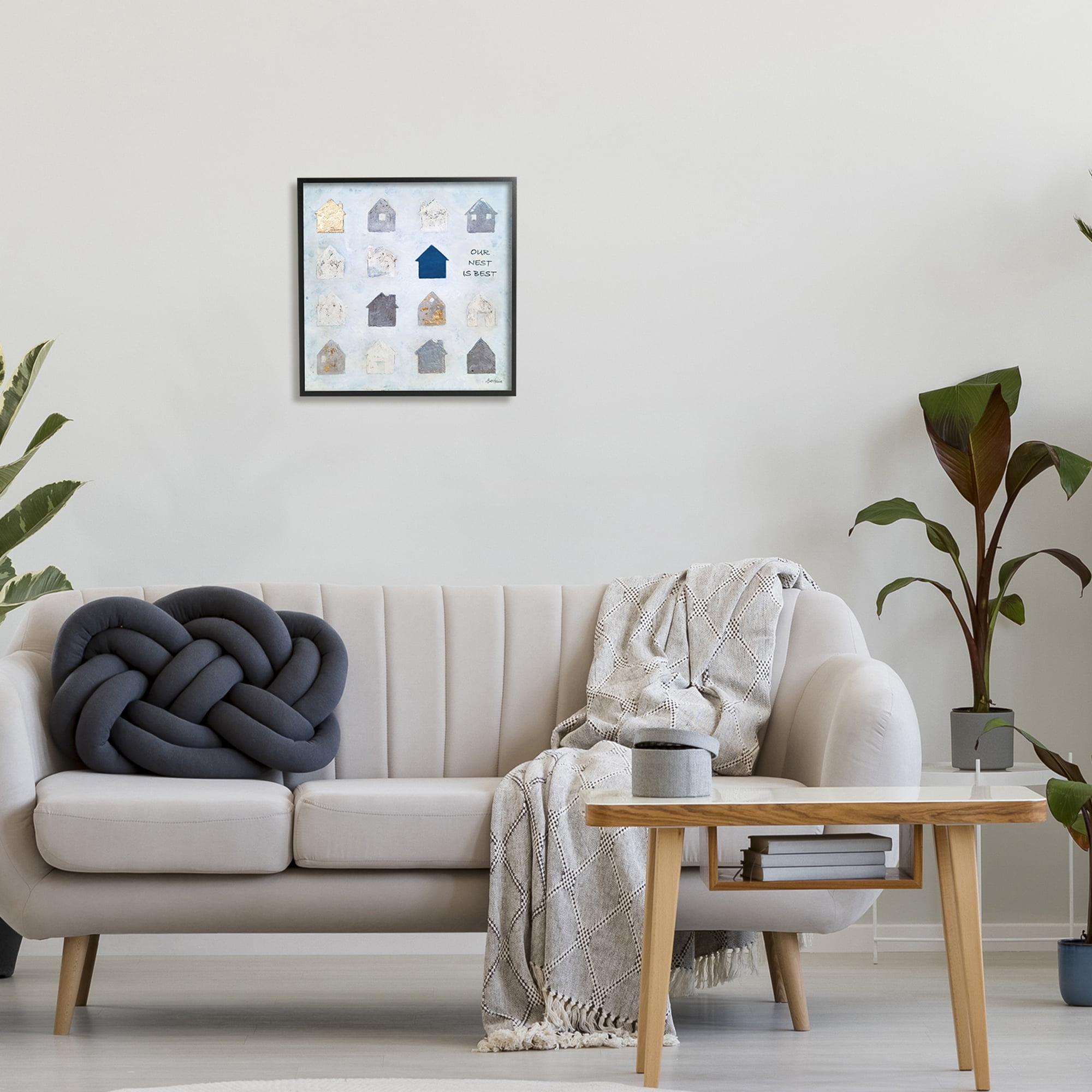 Stupell Industries Our Nest is Best Farm House Icon Chart,17 x 30, Design by Britt Hallowell