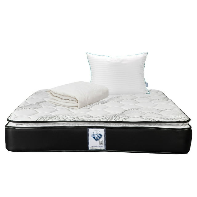 Colchón King Size Premier + Almohada Royal + Protector de colchón Ultra