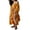 Orange, variant on Fortune Women Bohemian Dress Casual Puff Sleeve Embroidered Floral Dresses Boho Flowy Ruffle Midi Dress