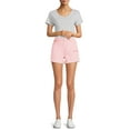 thumbnail image 2 of Time and Tru Women's High Rise Denim Shorts, 2 of 5