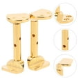 thumbnail image 1 of Minkissy 2Pcs Metal Violin Chin Rest Screw with Versatile Design for Musical Instrument Maintenance, 1 of 5