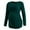 Dark green, variant on Womens Maternity Long Sleeve Tshirt Classic Side Ruched Tee Top Mama Pregnancy Clothes