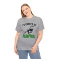 thumbnail image 4 of I'd Rather Be Mowing Shirt, Funny Lawn Mower Tee, Gift For Dad - ID: 514, 4 of 7