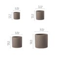 thumbnail image 2 of Maceta de cerámica con diseño cilíndrico de espuma for escritorio, ideal for decoración de interiores y exteriores., 2 of 6