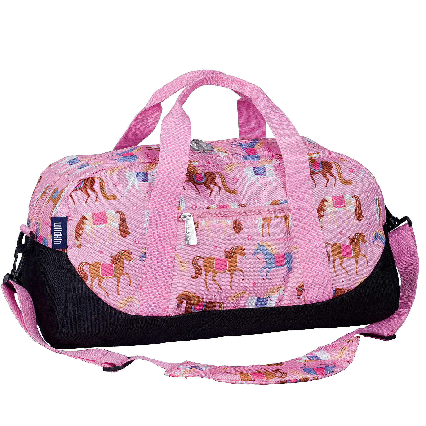 Borsone Wildkin Per Bambini - Dimensioni Carry-On 45x23x23 Cm, In Poliestere, Ideale Per Pigiama Party, Sport E Viaggi, Tema Transportation
