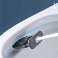 thumbnail image 5 of No-Dead-Angle Toilet Brush Household Toilet Cleaning Brush Wall-Mounted Toilet Cleaning Kit, 5 of 5