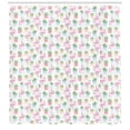 thumbnail image 3 of Ambesonne Cactus Shower Curtain, Sleeping Foliage Birds, 69"Wx75"L, Multicolor, 3 of 3
