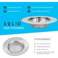 thumbnail image 5 of 4.5-Inch Stainless Steel Kitchen Sink Strainer with Wide Rim & Anti-Clog Holes, 5 of 6