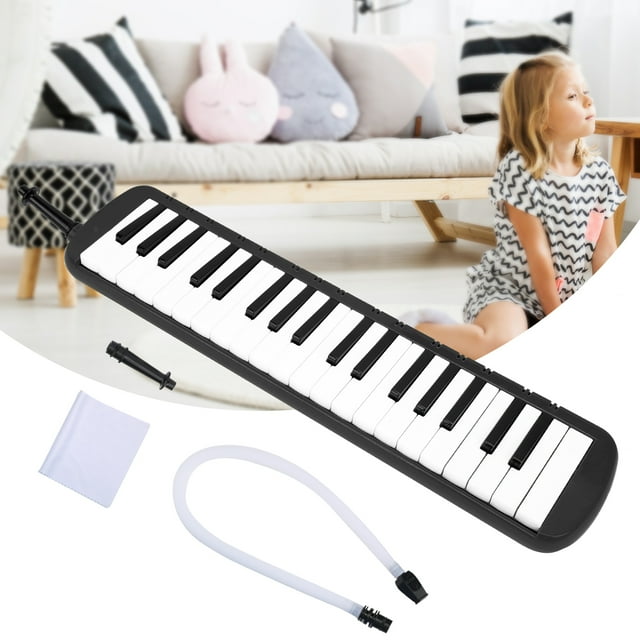 Senjay 37 Keys Melodica, Impact Resistant Convenient Easy To Play Environmentally Friendly Melodica Blowpipe Kit For Playing For Concert