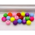 thumbnail image 4 of U8MO 200 Fluo Neon Beads Acrylic Round Beads 8mm(0.32") Rubber Tone Color Choice-Pink, 4 of 7
