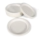 thumbnail image 2 of Zhuge Platos de papel blancos resistentes de 9 pulgadas (paquete de 50), 100 % compostables, ecológicos, platos desechables biodegradables, platos de papel de caña de azúcar, 2 of 4