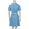 thumbnail image 4 of Women Blue Maid Dress Uniform with Apron Outfit, 4 of 7