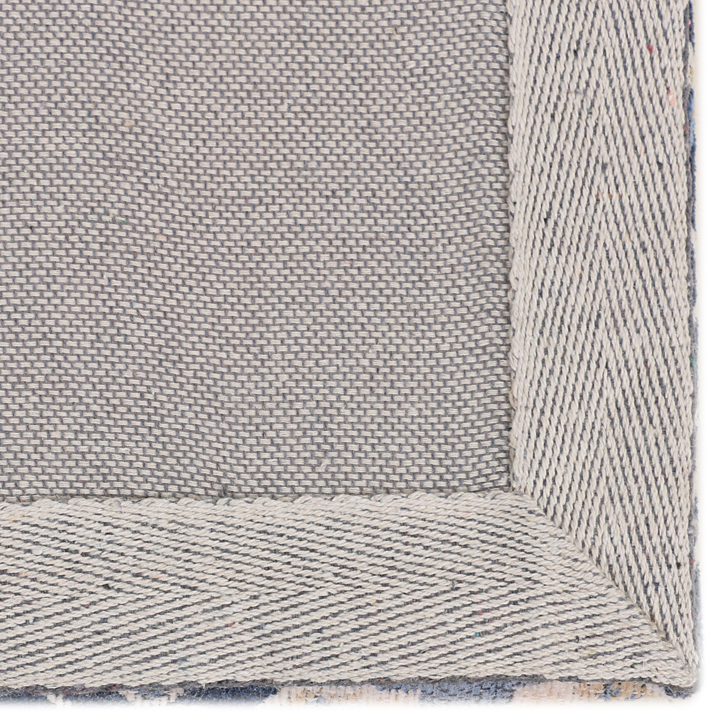 RugSmith Navy Geometric 20in. X 36in. Anti-Fatigue Kitchen Mat - 20"x36"