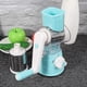 thumbnail image 3 of Blue Multicolored Stainless Steel Crank Rotating Cheese Grater, 3 of 4