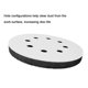 thumbnail image 2 of Almohadilla de interfaz de esponja suave de 2 piezas de 5 pulgadas (125 mm) de 8 orificios compatible con superficies irregulares, 2 of 5