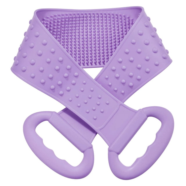 Silicone Back Scrubber For Shower - Body Brush For Bathing - For Back Cleansing And Exfoliating, Back Massage, 76cm