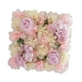 thumbnail image 4 of Panel de pared de flores artificiales, fondo floral para decoración de bodas. Rosa claro, 4 of 9