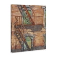 thumbnail image 2 of Stupell Industries Contemporary Brick Building Fire Escape Canvas Art, 30 x 40, by Ethan Harper, 2 of 7