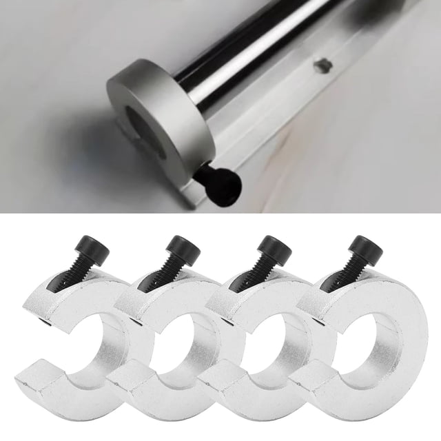 Coloque del Eje de Sujeción, Aplicacia de Diámetro de Ando de 20 mm de Ando 4 Pezas Anillo de Fijación de Límite de Aleació de aluminio para mácina
