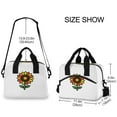 thumbnail image 3 of 10L Tote Insulated Reusable Lunch Bag With Adjustable Strap Minimalist Style, 3 of 6