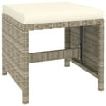 thumbnail image 5 of vidaXL Patio Dining Set 6 Piece Outdoor Dining Table and Chairs Poly Rattan, 5 of 9