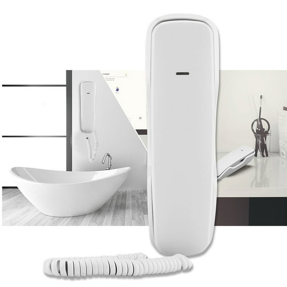 Téléphones Muraux Fixes, Téléphone Mural Anti-Interférences pour Hôtel pour Maison pour Bureau