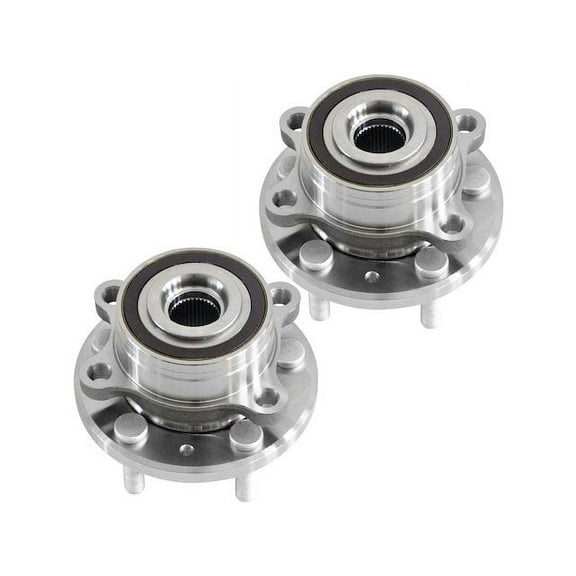 Wheel Bearing Hub Assembly Set of 2 - Front or Rear - Compatible with 2011 - 2016 Ford Explorer 2012 2013 2014 2015