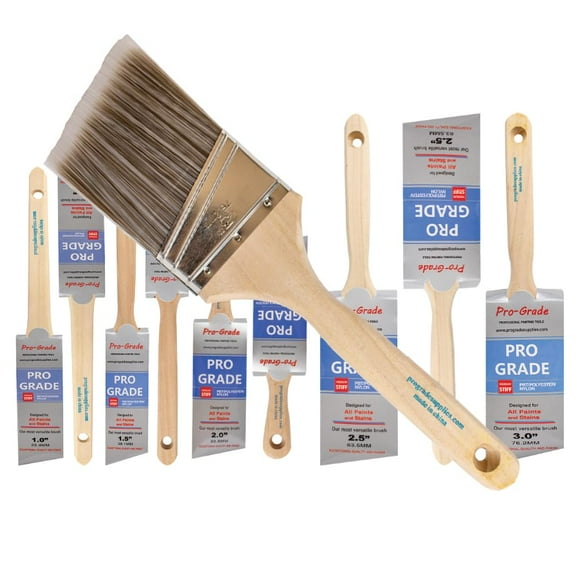 Juego de pinceles Pro Grade Premium Wall/Trim, paquete de 10
