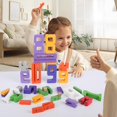 thumbnail image 3 of Bloques de construcción Lasoba de madera número 1-10 para niños de 3 años, 3 of 7