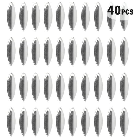 VanRolldex Copper Spinnerbait Fishing Lures for Steelhead Walleye & Trout with Plastic Box 40-Count