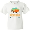 thumbnail image 3 of Inktastic Montana Gift Buffalo Silhouette Youth T-Shirt, 3 of 5