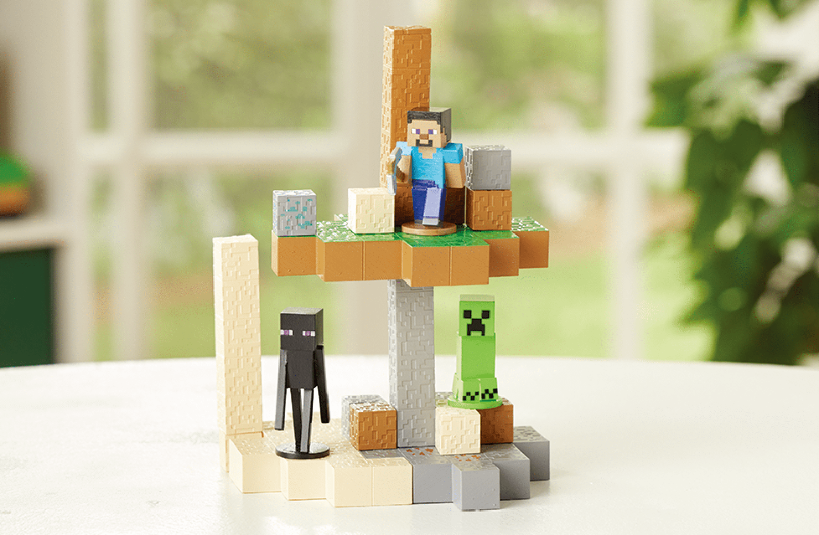 EPOCH Games Minecraft Balancing World Volume 2, Tabletop Skill and Action Game, Ages 4+