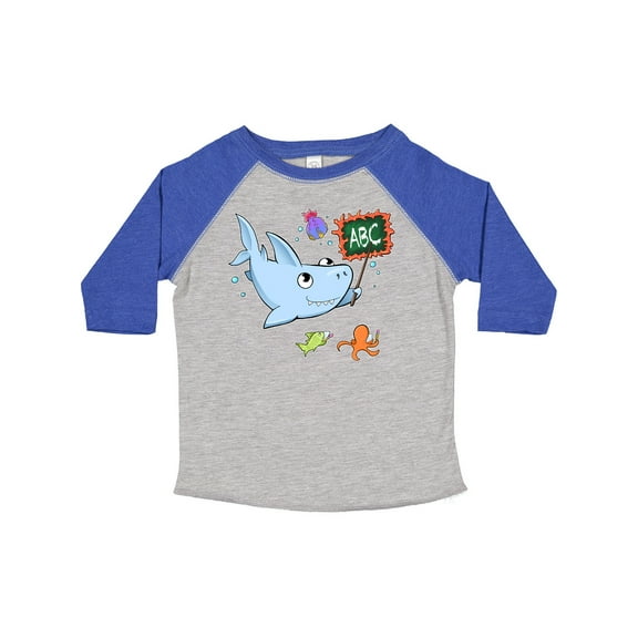 Inktastic Teacher Shark with School of Fish Boys or Girls Toddler T-Shirt